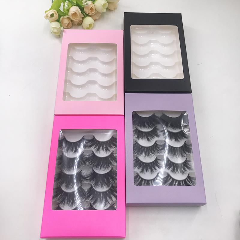 

False Eyelashes 5 Pairs Lash Books For Custom Packaging Cases Empty Boxes With Tray