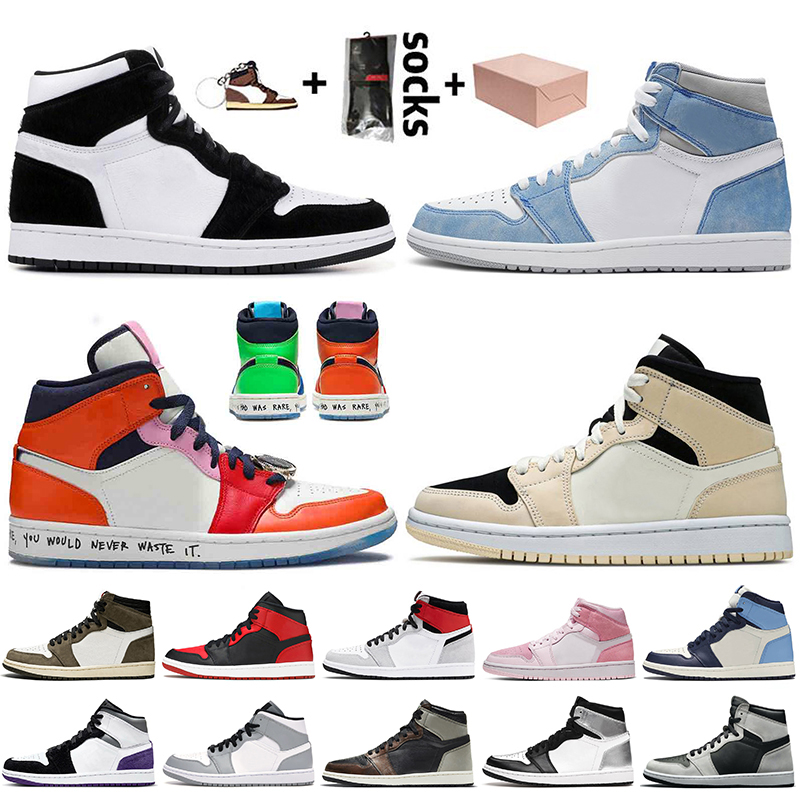 

With box 2021 Jumpman 1 Womens Mens Basketball Shoes 1s Twist High OG Hyper Royal Fearless Barely Orange Obsidian Banned Shadow Trainers Sneakers, A21 mid gs pink quartz 36-40