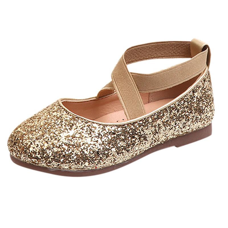 

First Walkers Infant Kids Girls Dancing Toddler Shoes Sequins Bling Baby Princess