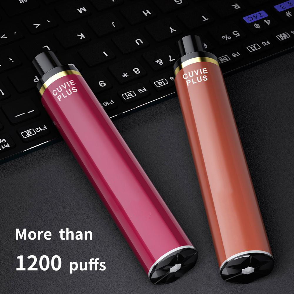 

Authentic CUVIE PLUS 1200 Puffs Disposable Pod Kit Electronic Cigarettes Vape Pen 950mAh 5ml Pre-filled vs KING MAXX