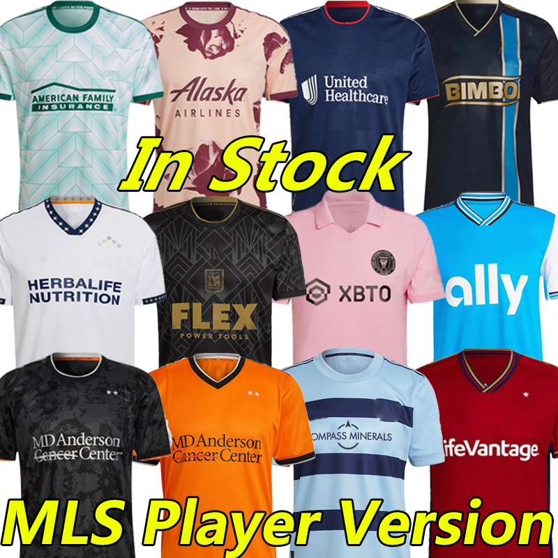 

2022 2023 MLS Players Edition Atlanta Inter Miami Soccer Jerseys Los Angeles LA FC Charlotte Football Shirt 22/23 houston Portland Timbers LA Galaxy Salt Lake In Stock, Inter-miami-2021 away