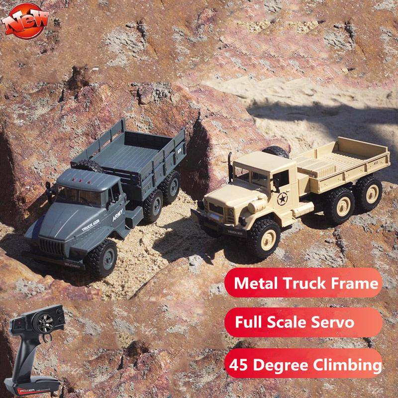 

Soviet Ural Simulation 6 Wheels Electric Military RC Truck 112 Full Scale Servo System 6WD Metal Girder Remote Control Truck