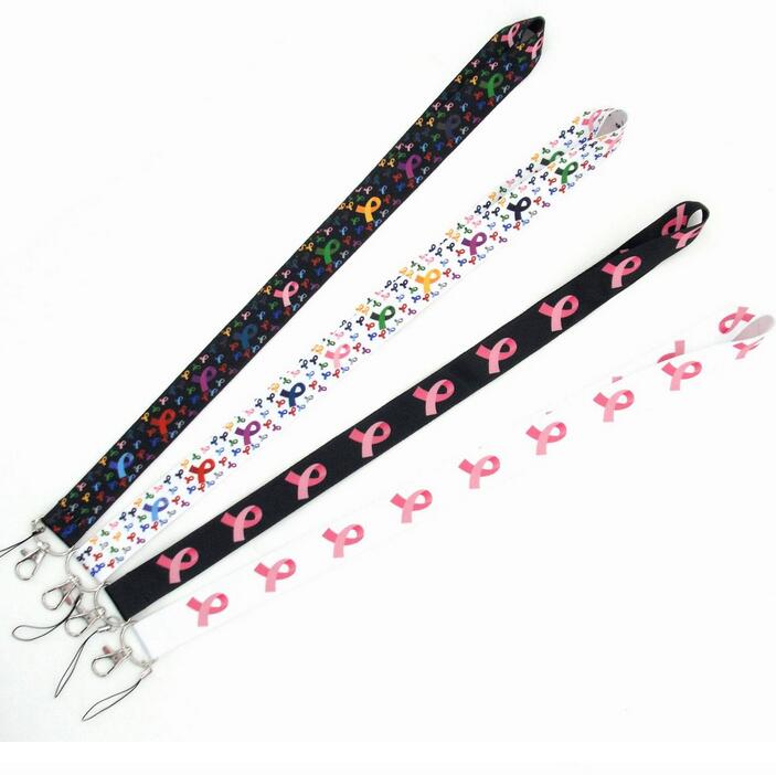 

Attention Breast Cancer Phone Lanyard Medical Staff Association Work Card Tether Love Yourself And Others