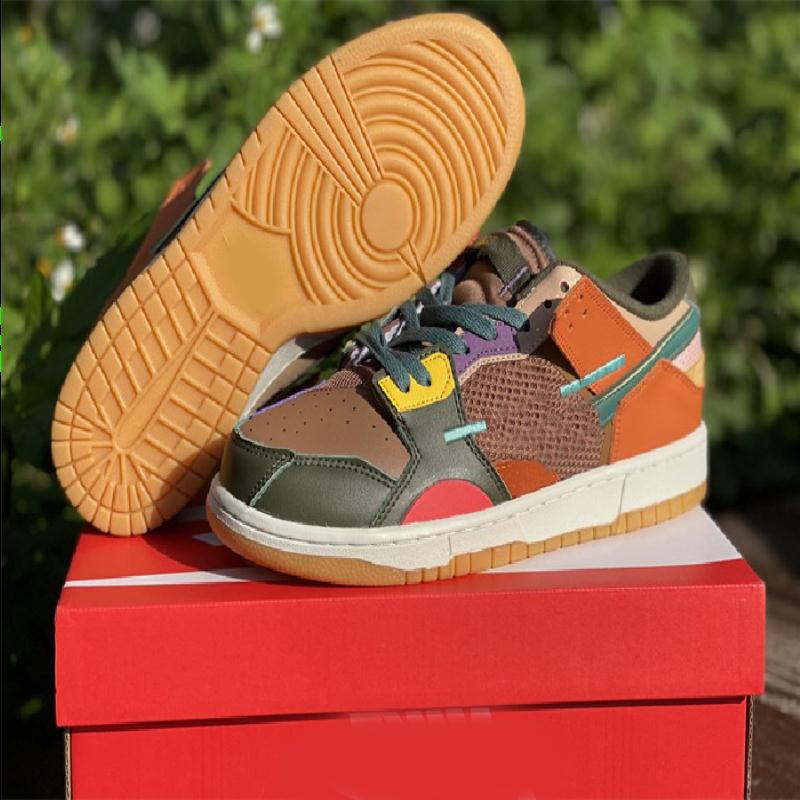 

Outdoor Release Sport Low Original DB0500-200 Brown Sneakers Authentic Scrap Archeo Bicoastal Dunks Spice Sports Shoes 2021 With Box Joopp