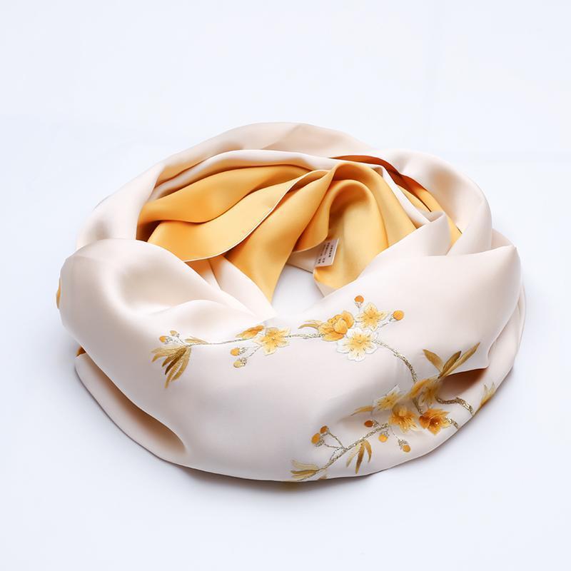 

Scarves Suzhou Silk Scarf, Blue;gray