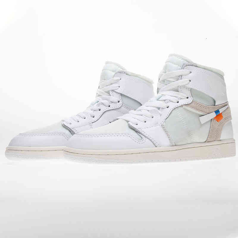 

OFF Jumpman 1 Retro High OG White X Basketball Shoes Men/Women Outdoor Sneakers Sports With Original Box Fast Delivery