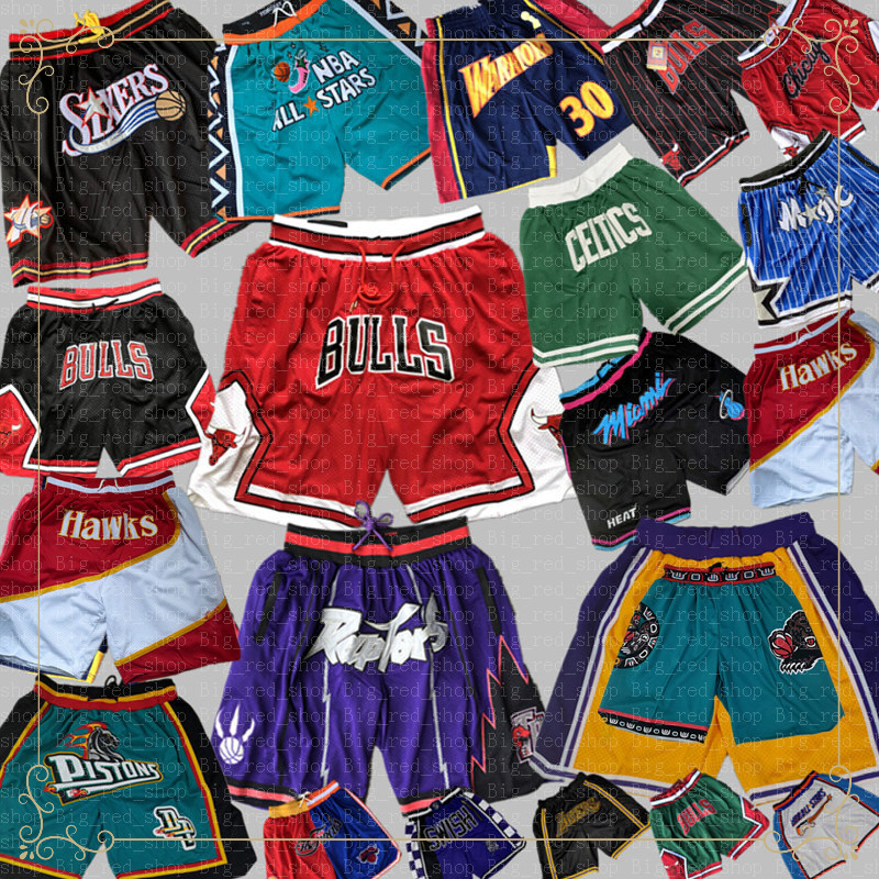 

Los Chicago Angeles Bulls Toronto Basketball Raptors Shorts Just Orlando 76ers Magic Pantaloncini Brooklyn Grizzlies Nets Seattle Piston Do, Black;blue