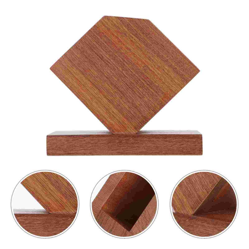 

Toilet Paper Holders 1Pc Household Tissue Storage Rack Wood Napkin Case Multi-function Holder