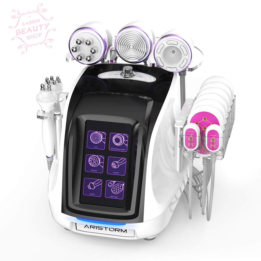 

6 In 1 Aristorm Ultrasonic Unoisetion Cavitation 2.5 Body Slimming Beauty Machine