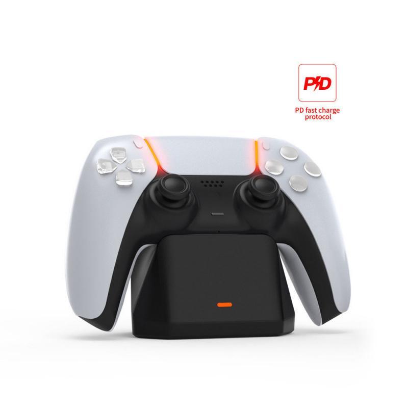 

Game Controllers & Joysticks P5 Wireless Bluetooth Controller PS5 Gamepad Single Charger With USB 2.0 Type-C Charging Cradle Play Station5