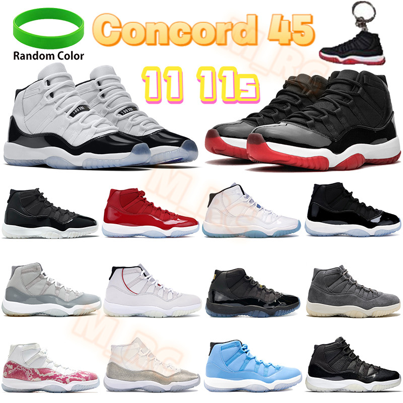

Air jordan 11 11s basketball shoes bred 25th anniversary concord 45 space jam cool grey pantone low cherry legend blue men women sneakers sports trainers, Bubble wrap packaging