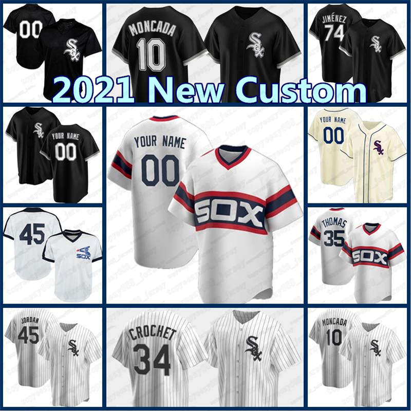 

Custom 74 Eloy Jimenez White 8 Bo Jackson Baseball Sox Luis Robert 10 Yoan Moncada Jose Abreu Lucas Giolito Liam Hendriks Chicago Jersey, Blue;black