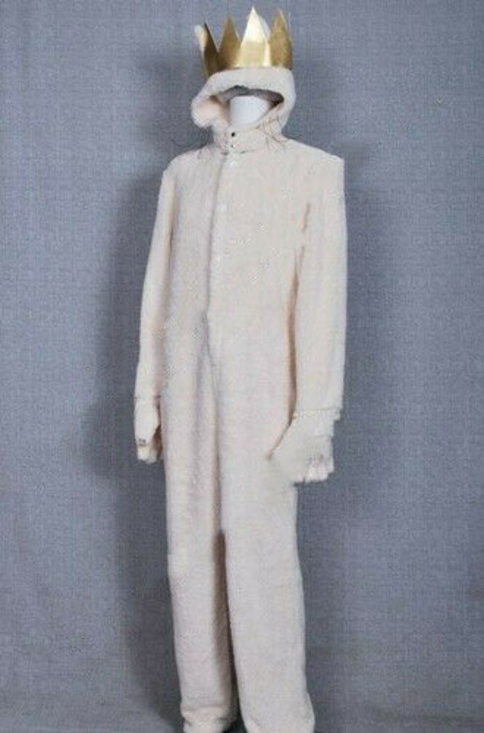 

Where the Wild Things Are Cosplay Wolf Max Records Costume Hoodie Jumpsuit, Photo color