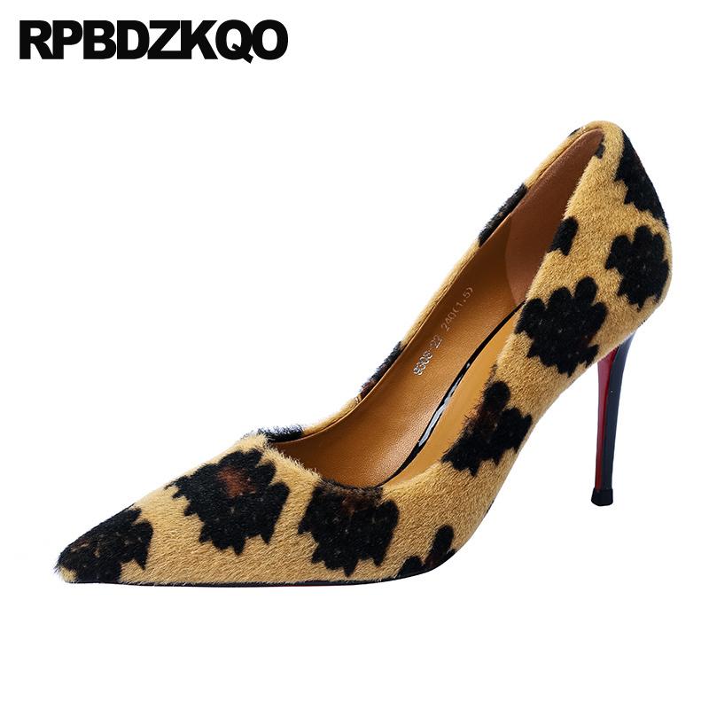 

Dress Shoes 3 Inch Scarpin Casual Designer Women Luxury 2021 Medium Heels High China Size 4 34 Yellow Pumps Stiletto Thin Pointed Toe, Black