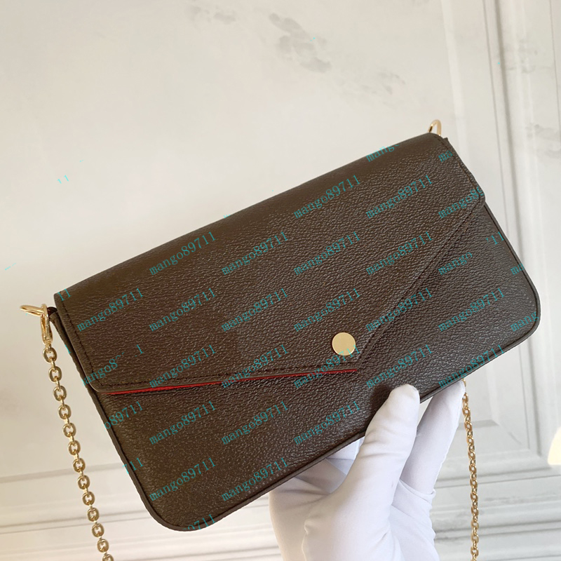 

Women Evening Bag Totes Messenger Genuine Leather Handbag Original Box 3 in 1 Come Withe Date Code Serial Number Dust Bags, Receipt