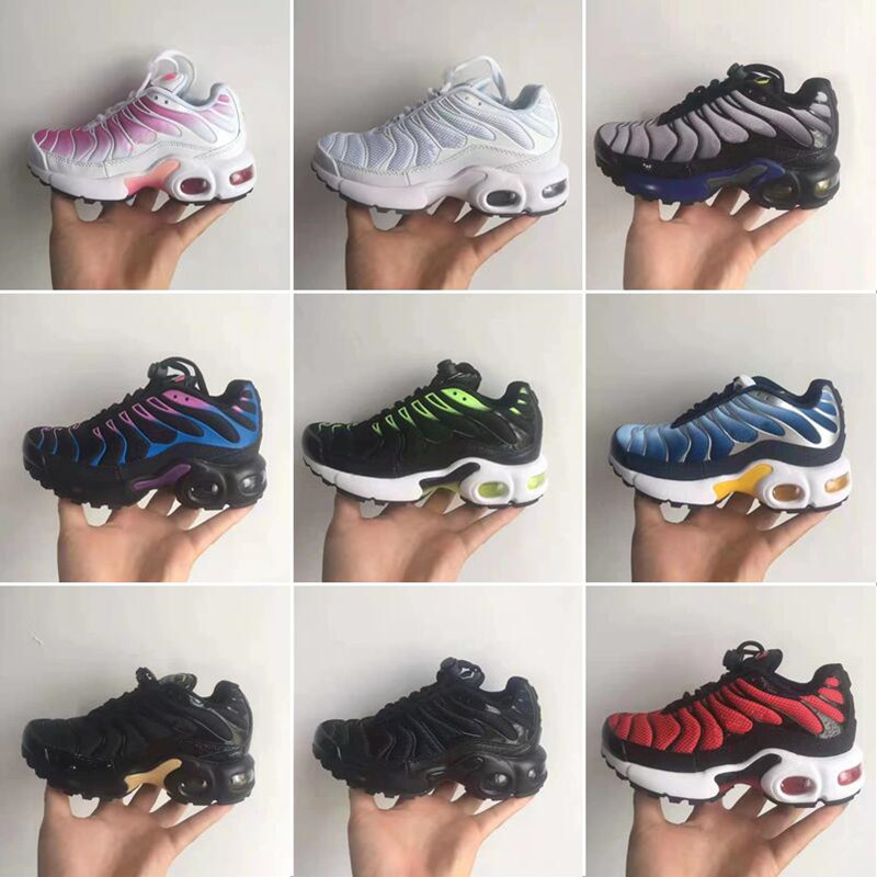 Infant PLUS TN Respirant 2.0 Rainbow Mesh Baskets De Course Pour Enfants NOIR SIREN ROUGE BLANC Triple Garçon Fille Chaussures De Sport Athlétiqu