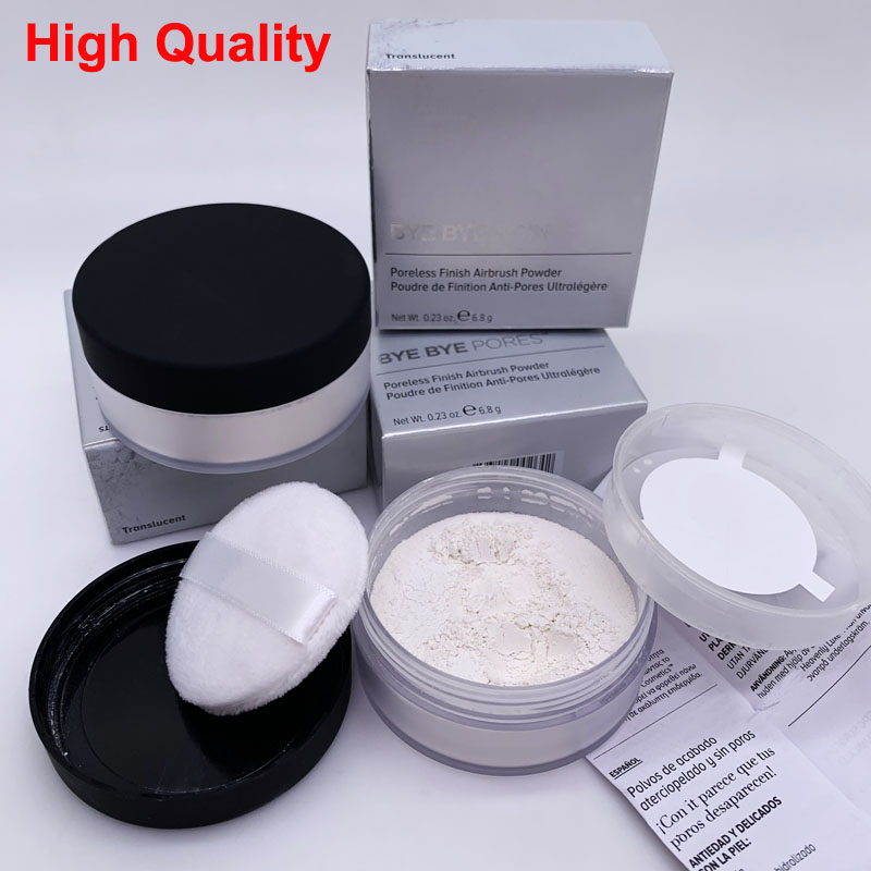 

Bye Bye Pores Poreless Finish Loose Setting Powder Universal Translucent Shade Makeup Face Powder 0.23 oz Brighten Concealer Cosmetics, As picture