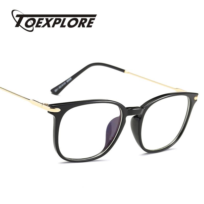 

Fashion Sunglasses Frames TOEXPLORE Men Women Anti Blue Light Ray Eyewear TR90 Frame Vintage Retro Luxury Optical Glasses Goggle Myopia For