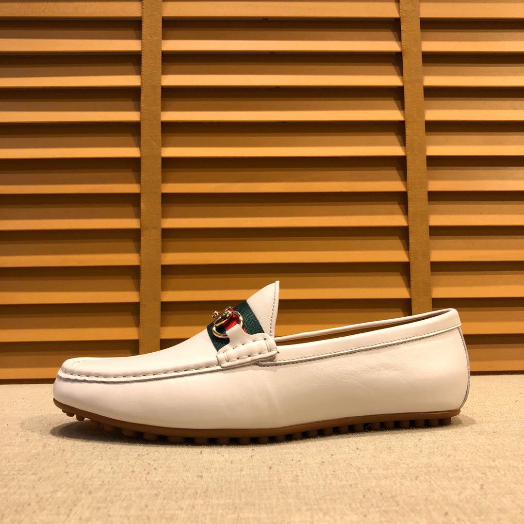 

MM Mens Loafers Moccasins Breathable Slip on Driving Shoe Genuine Leather Men Casual Shoes Luxury Summer flats shoes outdoor 11, #02