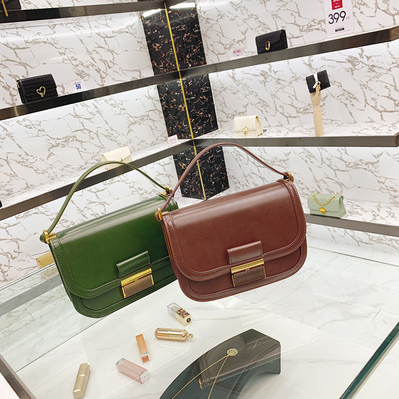 

Limited Women S Bag Square Bag 2021 New Fashion Small Square Bag One-Shoulder Crossboby Internet Celebrity All-Matching Underarm, Green