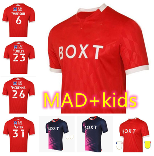 

man kids kit 21 22 Nottingham GRABBAN Soccer Jerseys LOLLEY 2021 2022 Forest AMEOBI MIGHTEN KROVINOVIC Football Shirt TAYLOR ARTER Mens Jersey, White