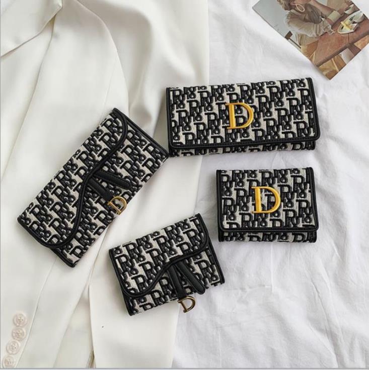 

Autumn and winter fashion new desginer cloth wallet women's long folding card bag, Customize