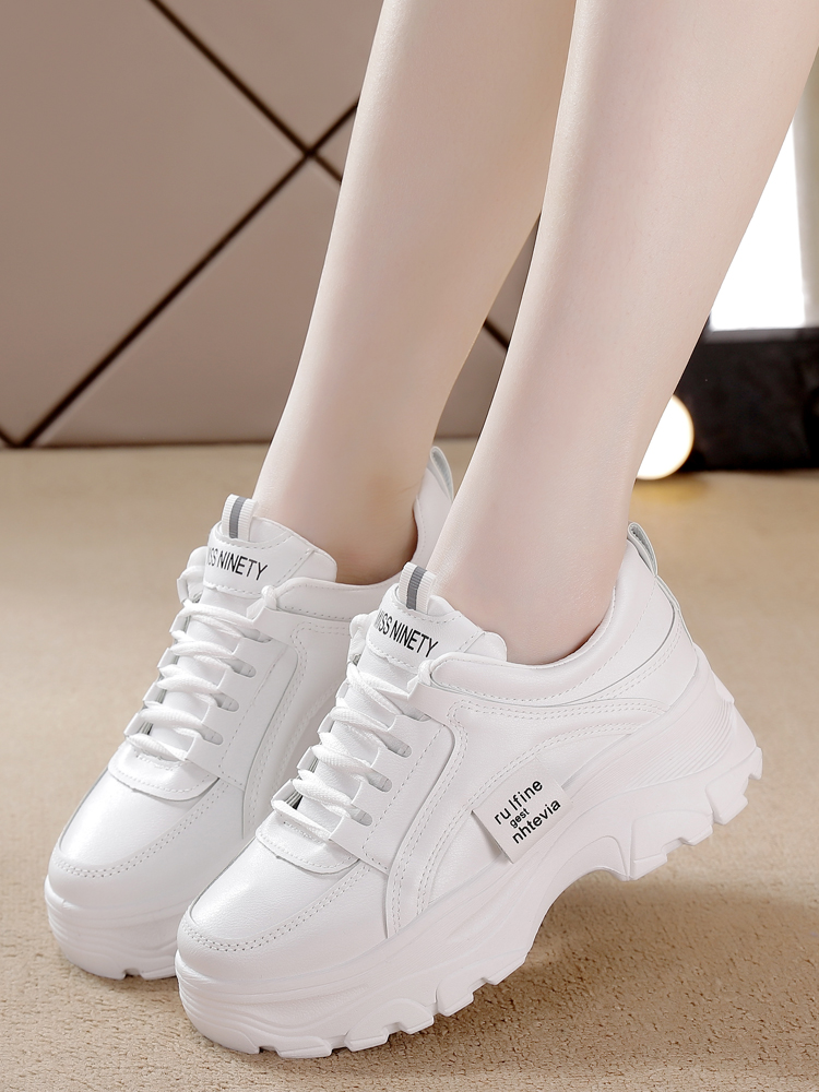 

Newest Arrival Fashion ladies old daddy shoes women casual breathable thick bottom heightening sports running female outdoor jogging walking, A2