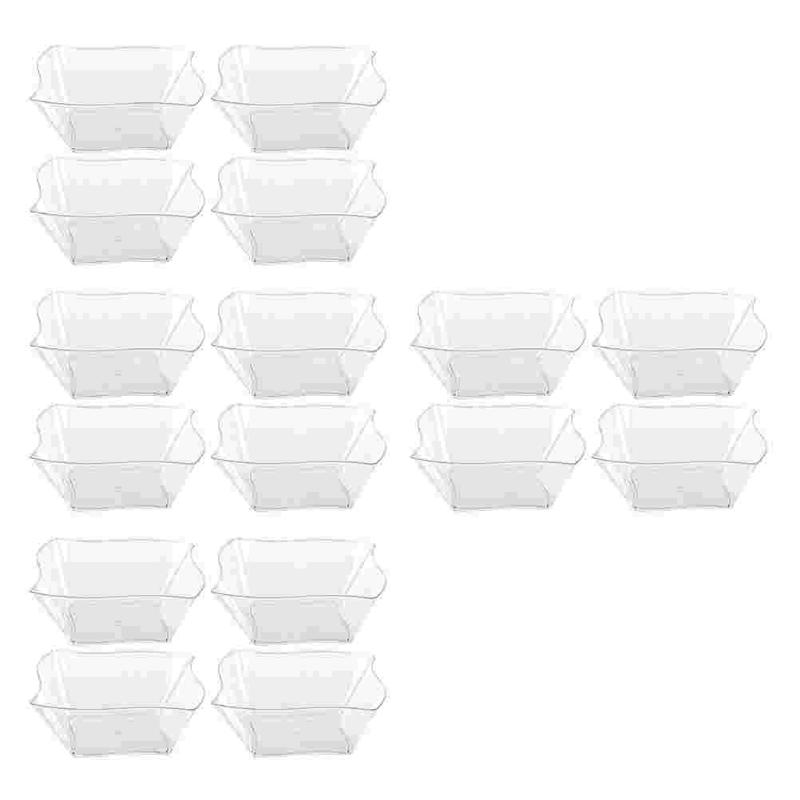 

Disposable Cups & Straws 48pcs Dessert Ice Cream Containers Pudding Storage Serving Cake Holders