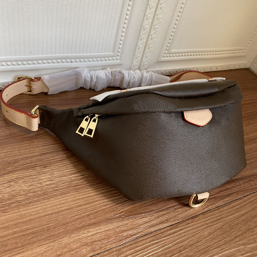 

Bumbag Unisex Waist bag Designer Shoulder Bags Luxury Crossbody Designers Handbags, Brown