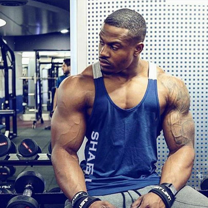 

mens muscle sleeveless tank tee shirt bodybuilding sport fitness vest, White;black