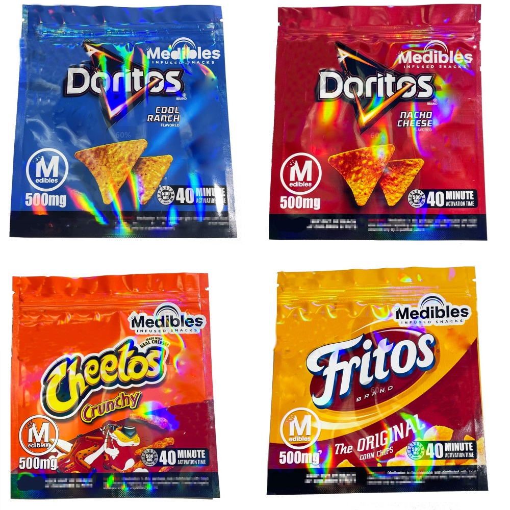 

pouch doritos cool ranch cheetos crunchy fritos mylar bag 500mg little zipper smell proof edibles bags of bones packaging resealable pack fl
