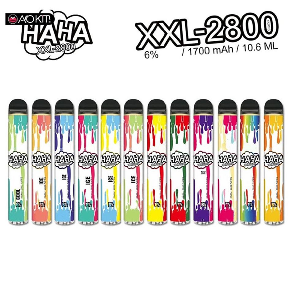 

100% Authentic Haka XXL Disposable Device Cigarettes 2800 Puffs 10.8ML Pre-Filled Vape Pods 1700mah battery aviliable loy xl