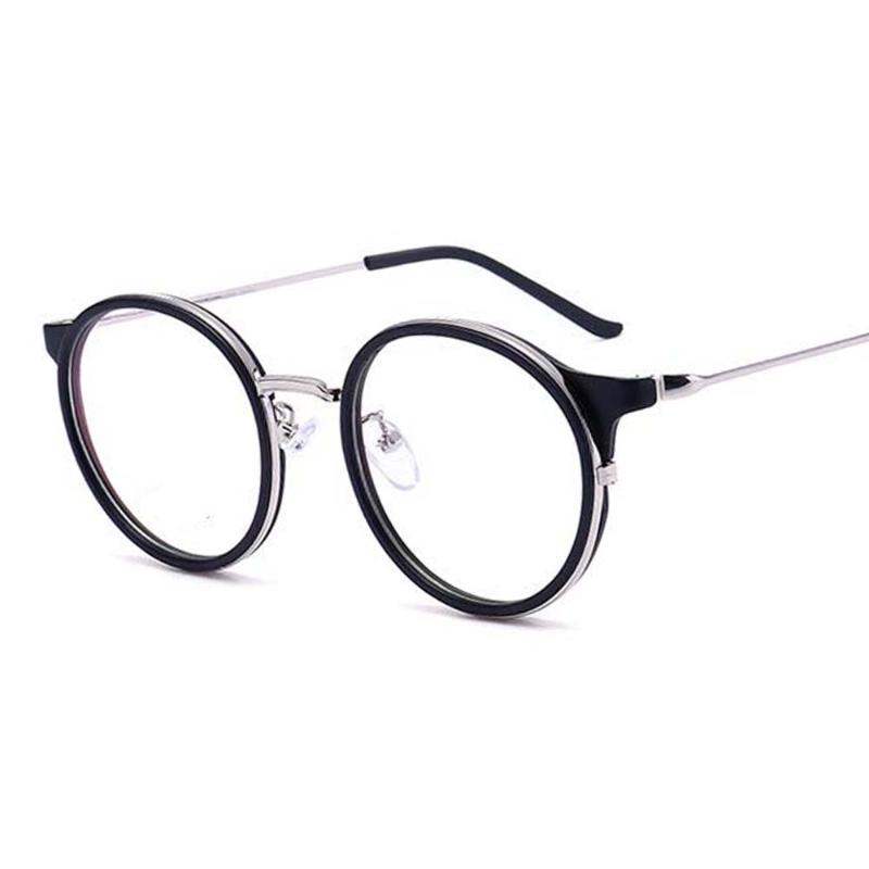 

Fashion Sunglasses Frames 80764 TR90 Round Optical Prescription Glasses Frame Metal Myopia Mirror Men Women Computer Eyeglasses