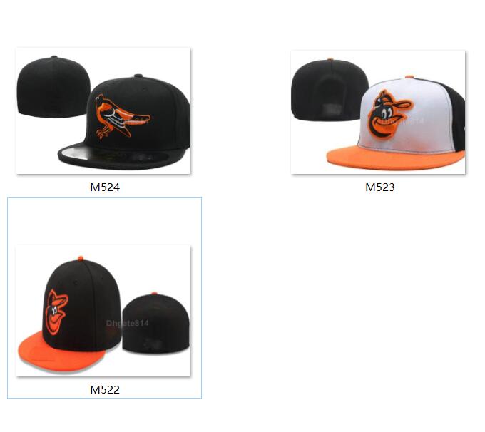 

2021 Men's Orioles Baseball Fitted Caps QS letter gorras for men women fashion hip hop bone brand hat summer sun casquette Snapback Hats A3, Yellow