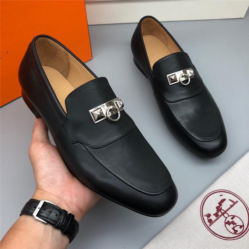

Q1 Loafers Mens Slip On Flats Driving designer Dress Shoe 2022 Canvas Leather Shoes Men Casual Luxury Brand Moccasins big size 45 11, #01