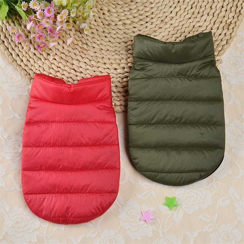 

Winter pet coat clothes for dogs clothing Warm Dog small Christmas big dog chihuahua 211028, Red