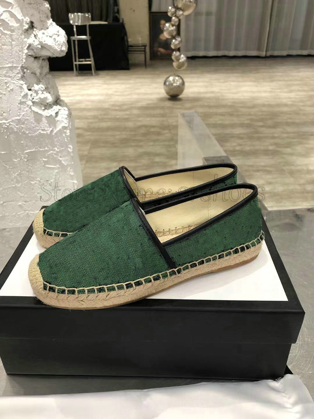 

Classic 21SS Multicolor Espadrille Printed Loafer Shoes Womens Capsule Canvas Low Sneakers Italy Luxurys Designers Trainer Jute sole Runner Casual Loafers Shoe, Other