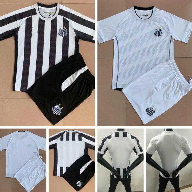

Adult kit 2021 Santos Club soccer Jerseys 21/22 home Oliveira Shirt Away white Henrique Copete Kayke football Uniforms