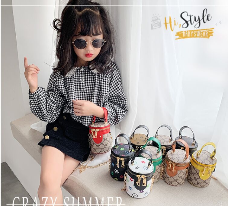 

Fashion designers baby handbag luxurys brand children bag kids purse and mini wallet 9 colors supply, 5#