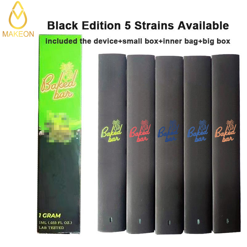 

Premium Baked Bar Disposable Pod Device Empty Cartridge E Cigarettes 1.0ML Inserted Pods 280mAh Rechargeable Battery Vaporizer Raw Garden