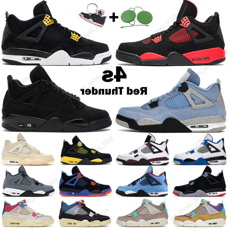

Fashion men women basketball shoes 4s 4 Red Thunder Desert Moss Cool Grey University Blue White Oreo Black Cat Lemon Pink mens trainers, #43