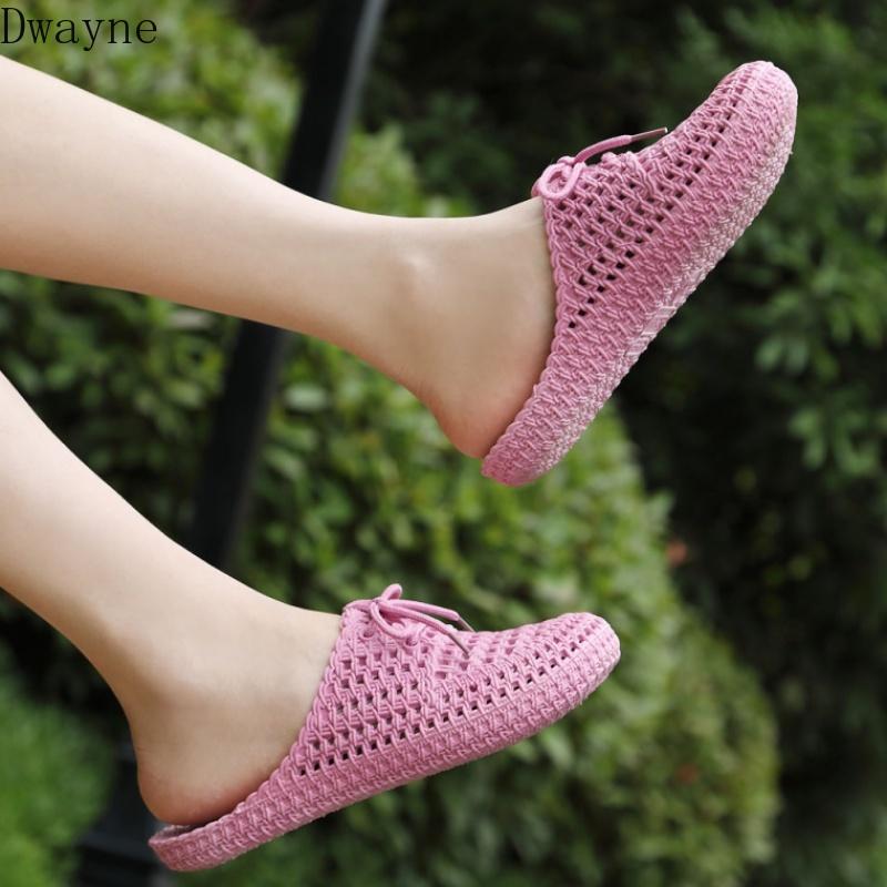 

Slippers Female 2021 Braided Bow Versatile Comfortable Soft Bottom, Black