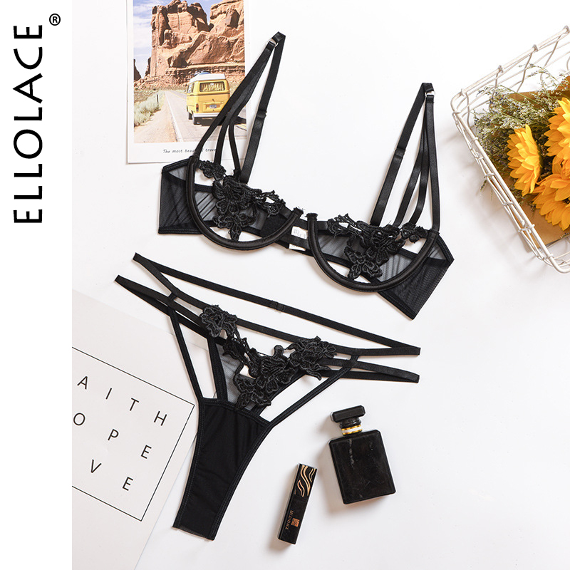 

Sexy Lingerie Lace Hollow Out Womens Underwear Set Transparent Bra Set Black Sexy Lingerie Hot Erotic Lingerie Set, Red