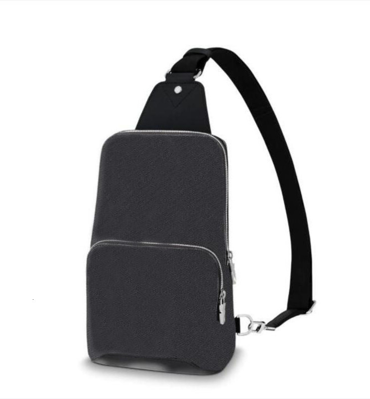 

High Quality Real Leather Mens Avenue Sling Canvas Crossbody Graphite Coated Textile Lining Designer Women Bag Shoulder Bags, Beige