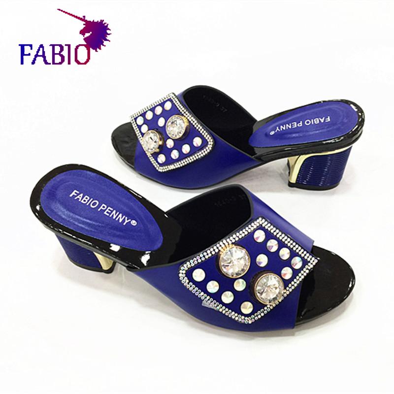 

Slippers Fashionable Casual Diamond Nigerian For Women, Black