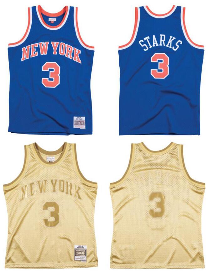 

Custom stitched basketball Jersey 3 John Starks Mitchell & Ness 1991-92 Hardwoods Classics retro Men women youth S-6XL wear