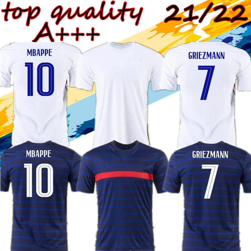 

2021 22 TOP Men soccer jersey GRIEZMANN MBAPPE KANTE 20 21 POGBA shirt Maillot de football France ZIDANE GIROUD Kimpembe PAVARD BENZEMA LE, Women 2020 home