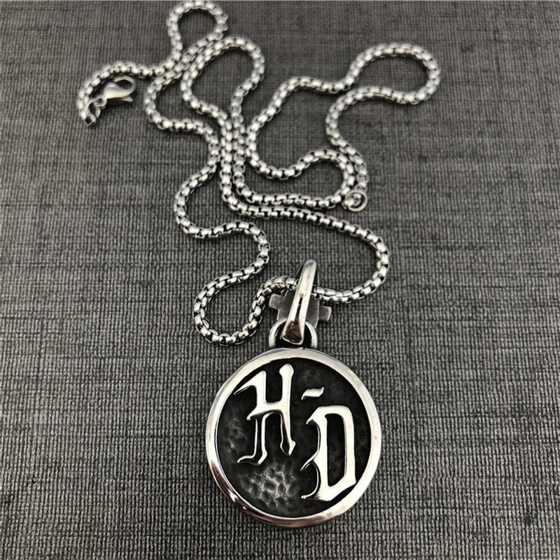 

3pcs/lot Newest Motorcycles Biker Necklace 316L Stainless Steel Fashion Jewelry Motorbiker Gold Silver Pendant With Chain
