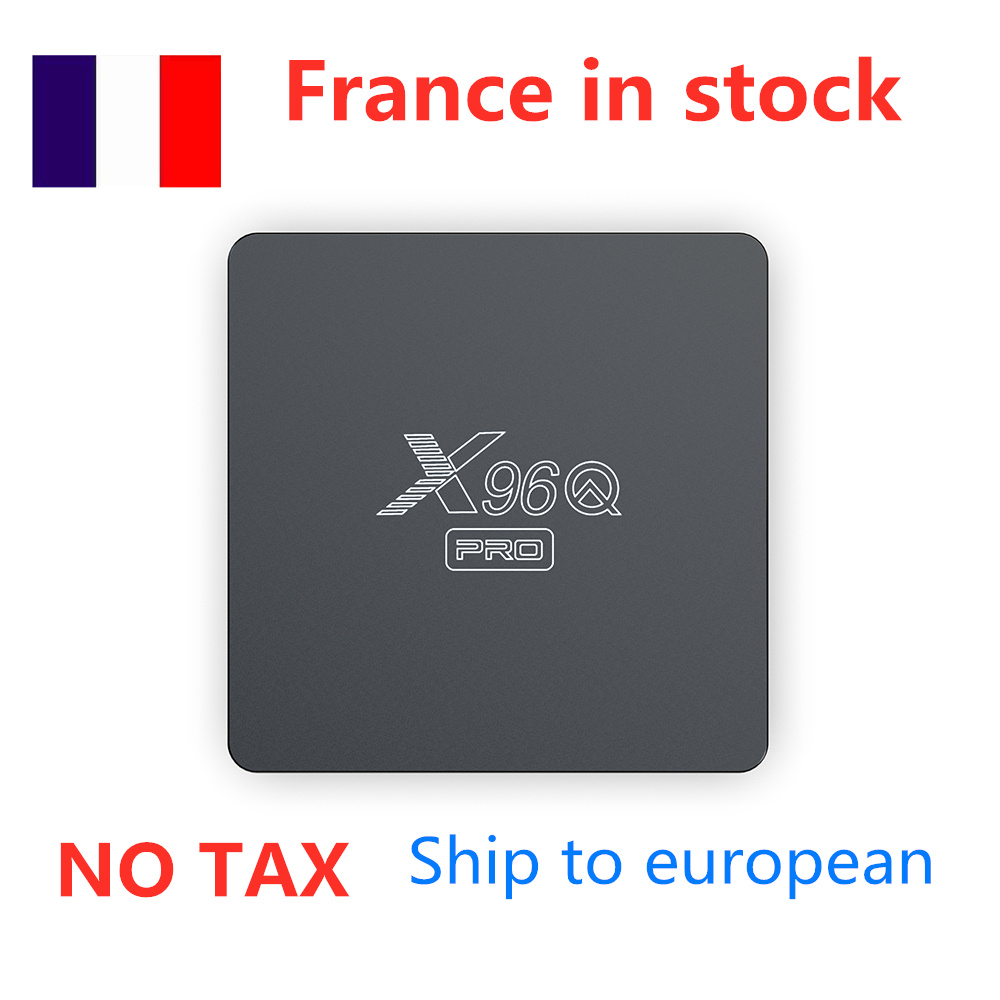 

france has stock Android 10.0 TV BOX X96Q PRO H313 Quad-Core 1GB/8GB 2GB/16GB 2.4G WIFI smart media player