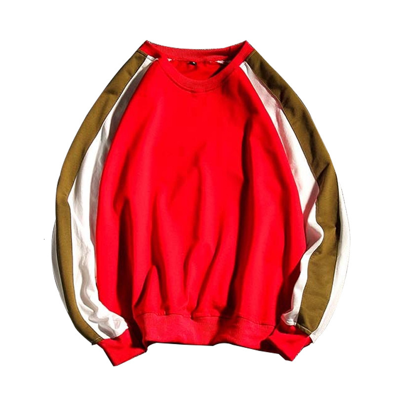 

men's vests fashion sweatshirts spring autumn male japanese patchwork pullover coat men o-neck base clothing ezgj, Black;white